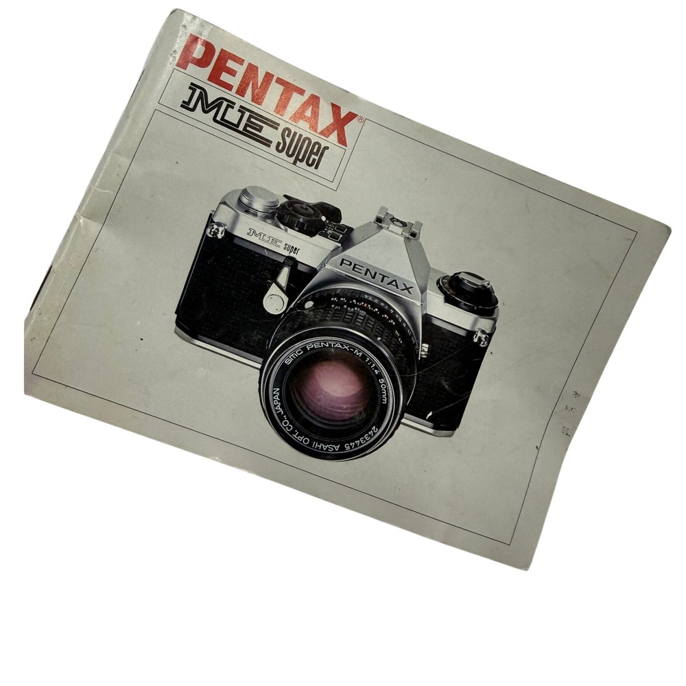 Vintage Pentax ME Super Camera Operating Manual Asahi Opt Co Instruction Guide